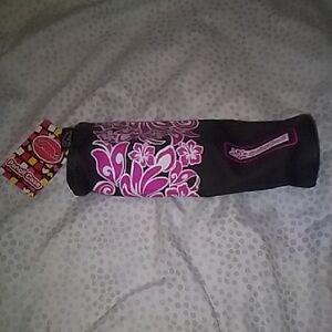Pink and Black Leenie Spring Break Pencil Case NWT